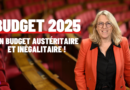 Budget 2025 : un budget austéritaire et inégalitaire !